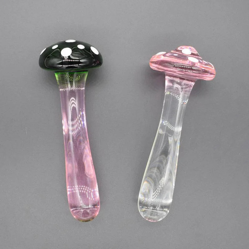 Glass Mushroom Dildo