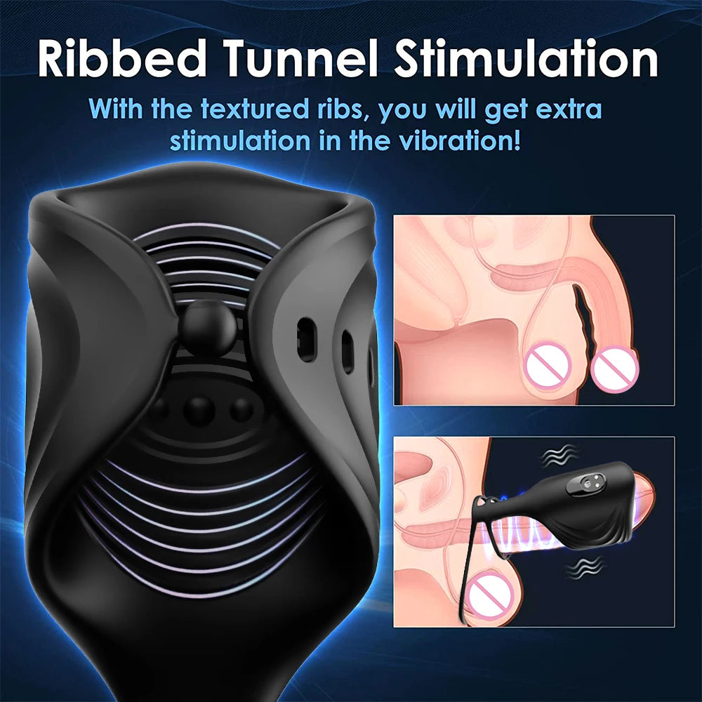 Bluetooth Penis Vibrator with Cock Ring