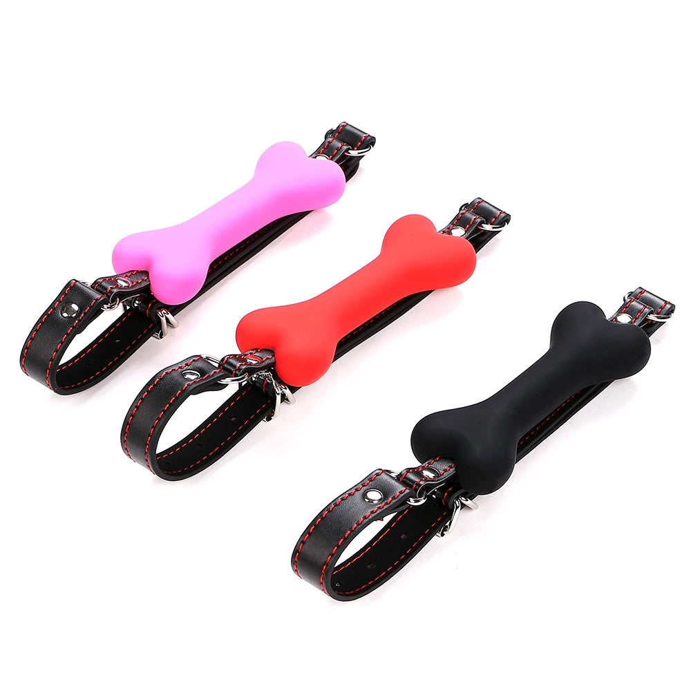 Silicone Dog Bone Mouth Gag