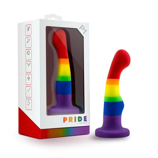 6-inch Rainbow Dildo with Suction Cup