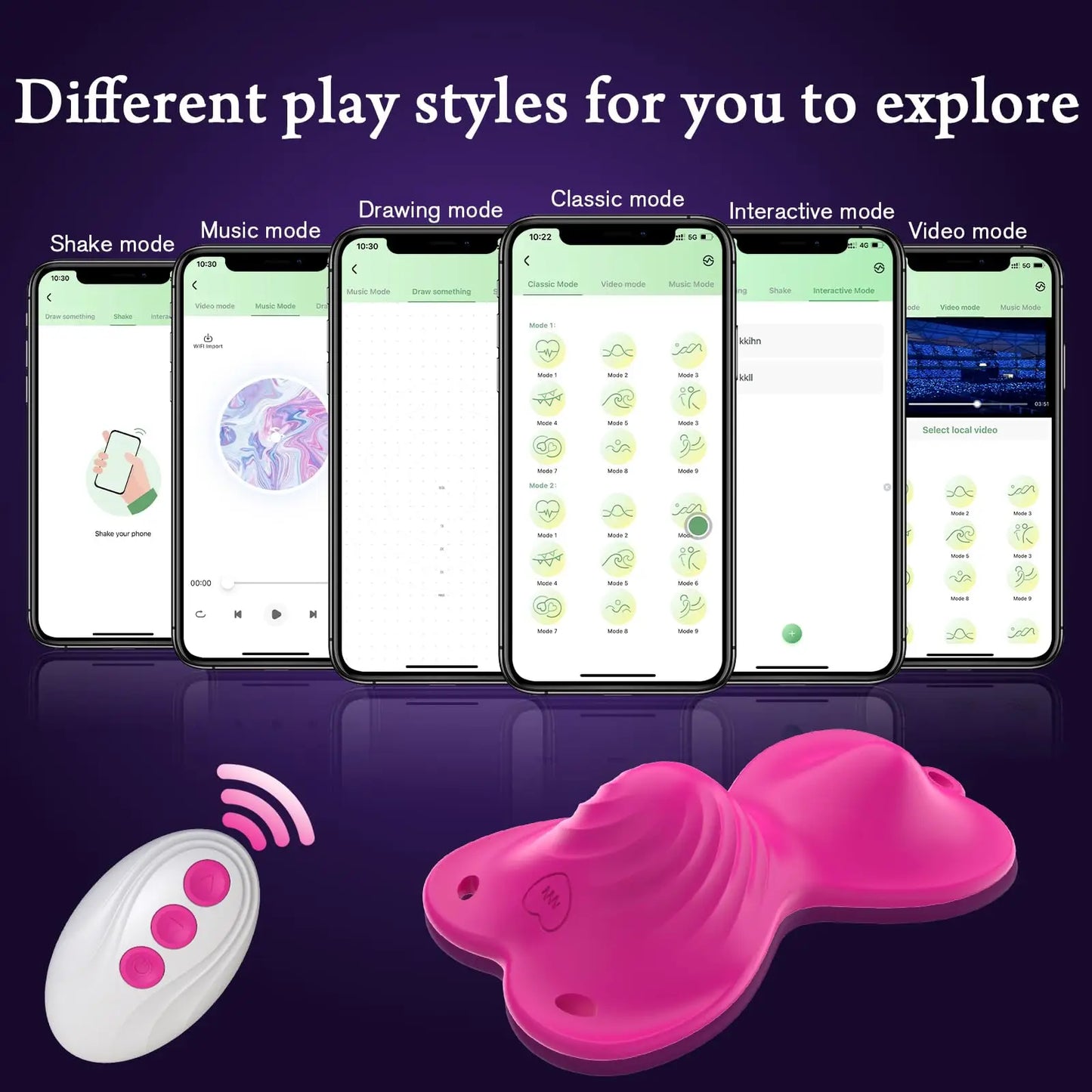 App Controlled Butterfly Vibrator