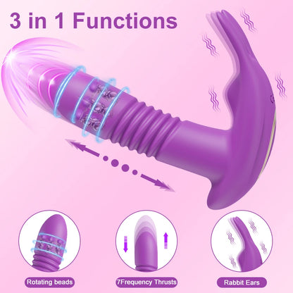 Bluetooth Thrusting Vibrator