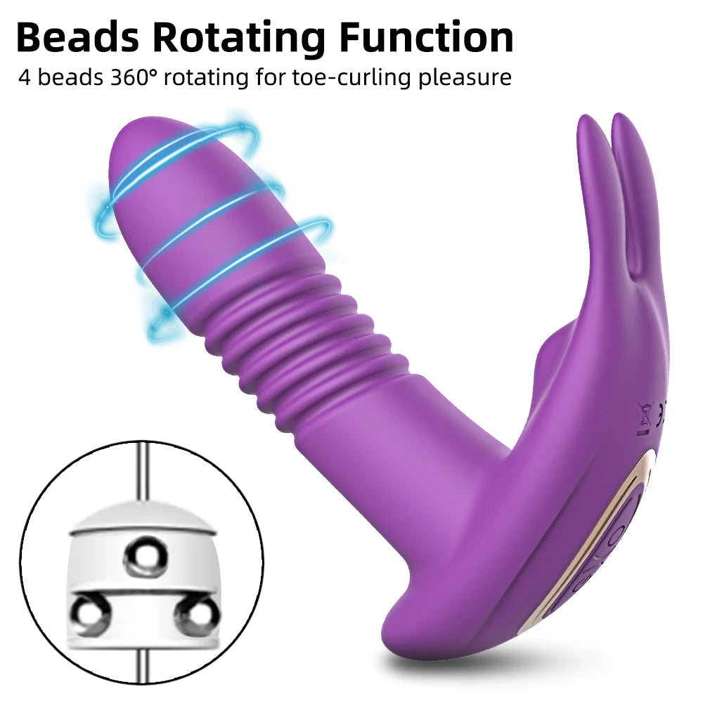 Bluetooth Thrusting Vibrator