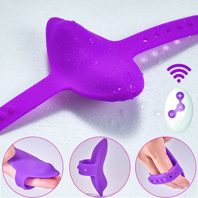 Finger Strap-on Vibrator