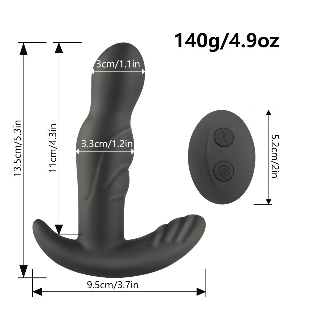 Rotating and Vibrating Anal Massager