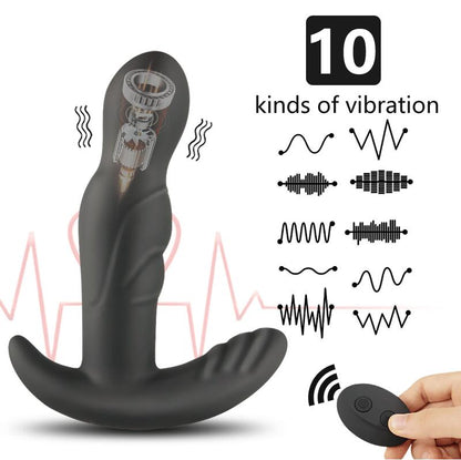 Rotating and Vibrating Anal Massager